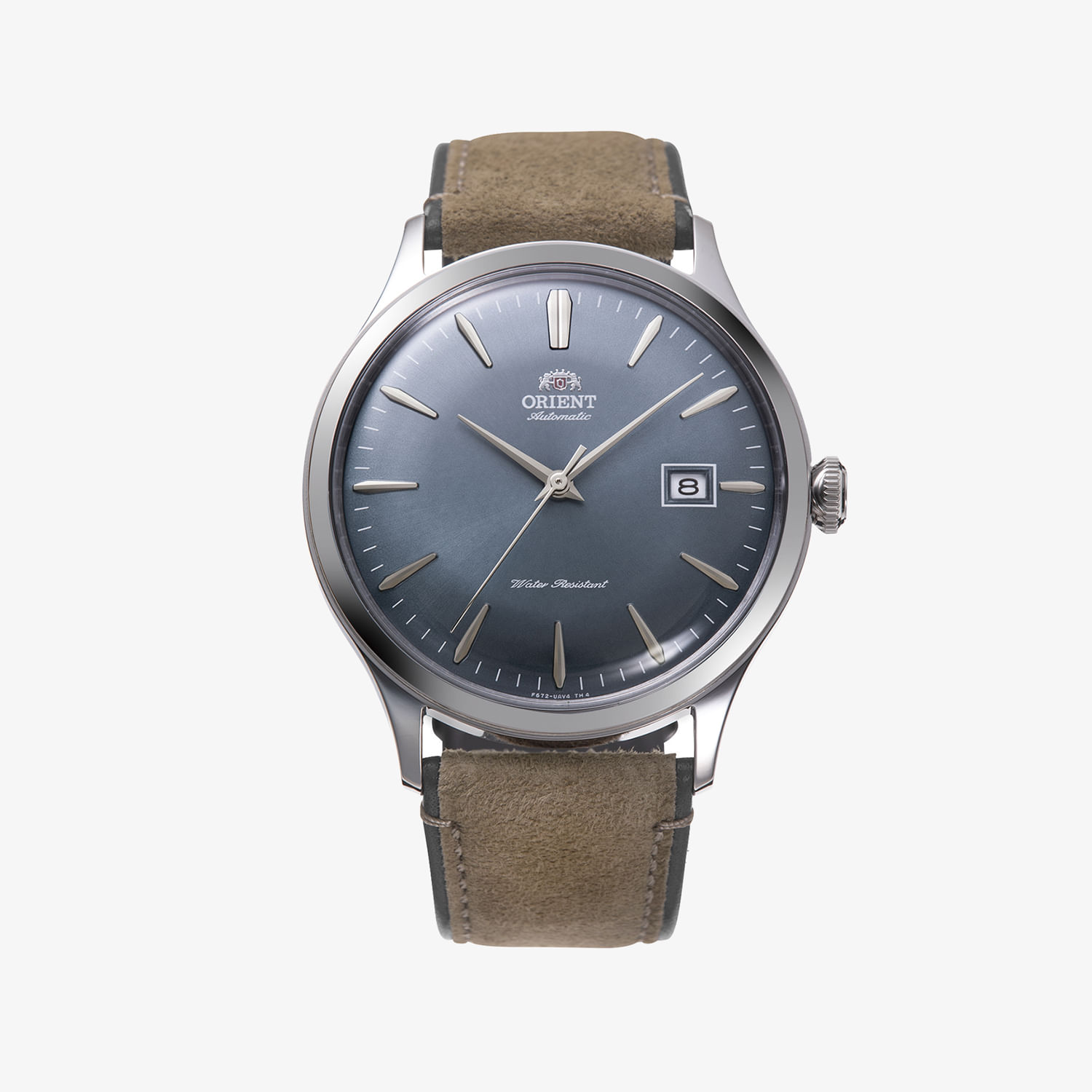 Relógio Orient Bambino Automático Masculino em Couro Marrom RA-AC0P03L30B