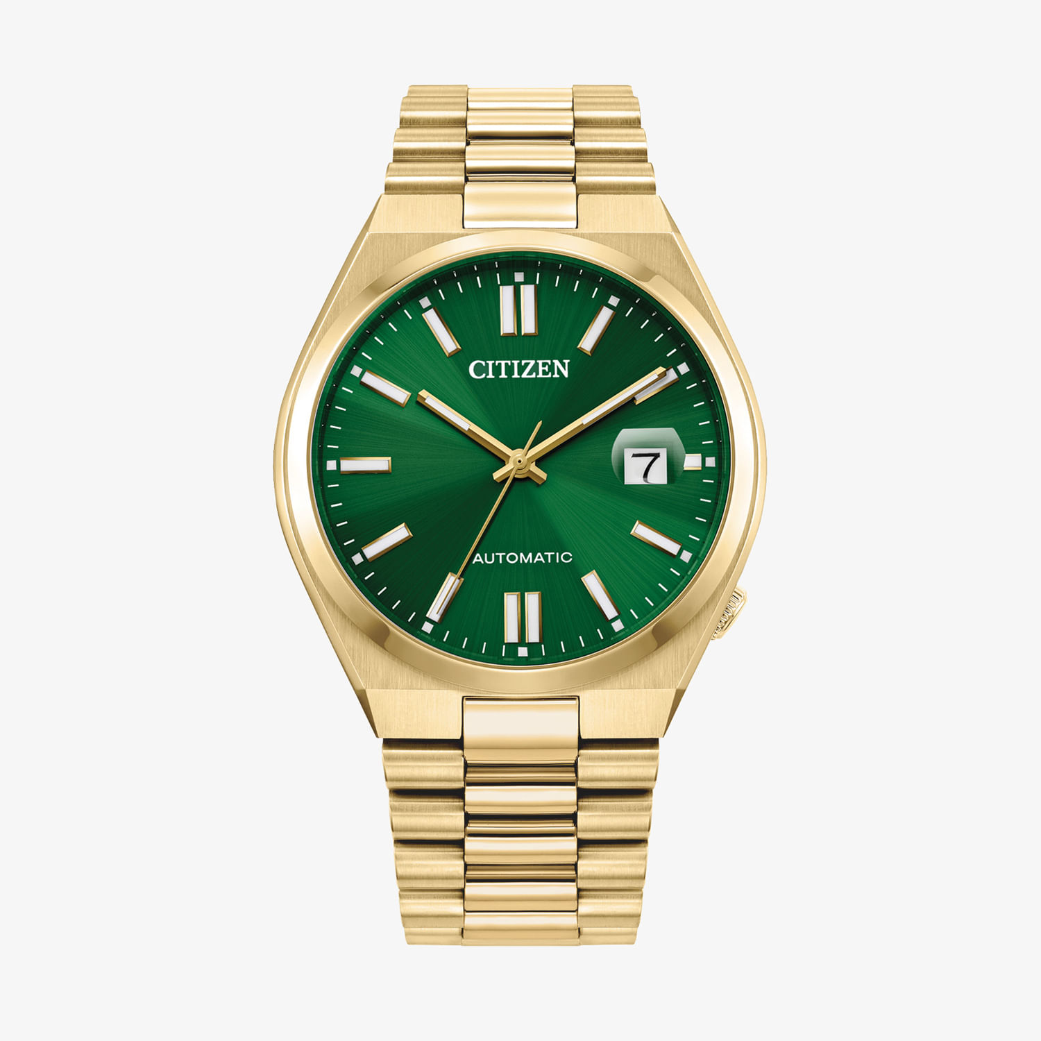 Relógio Citizen Tsuyosa Masculino em Aço Dourado NJNJ0152-51XN