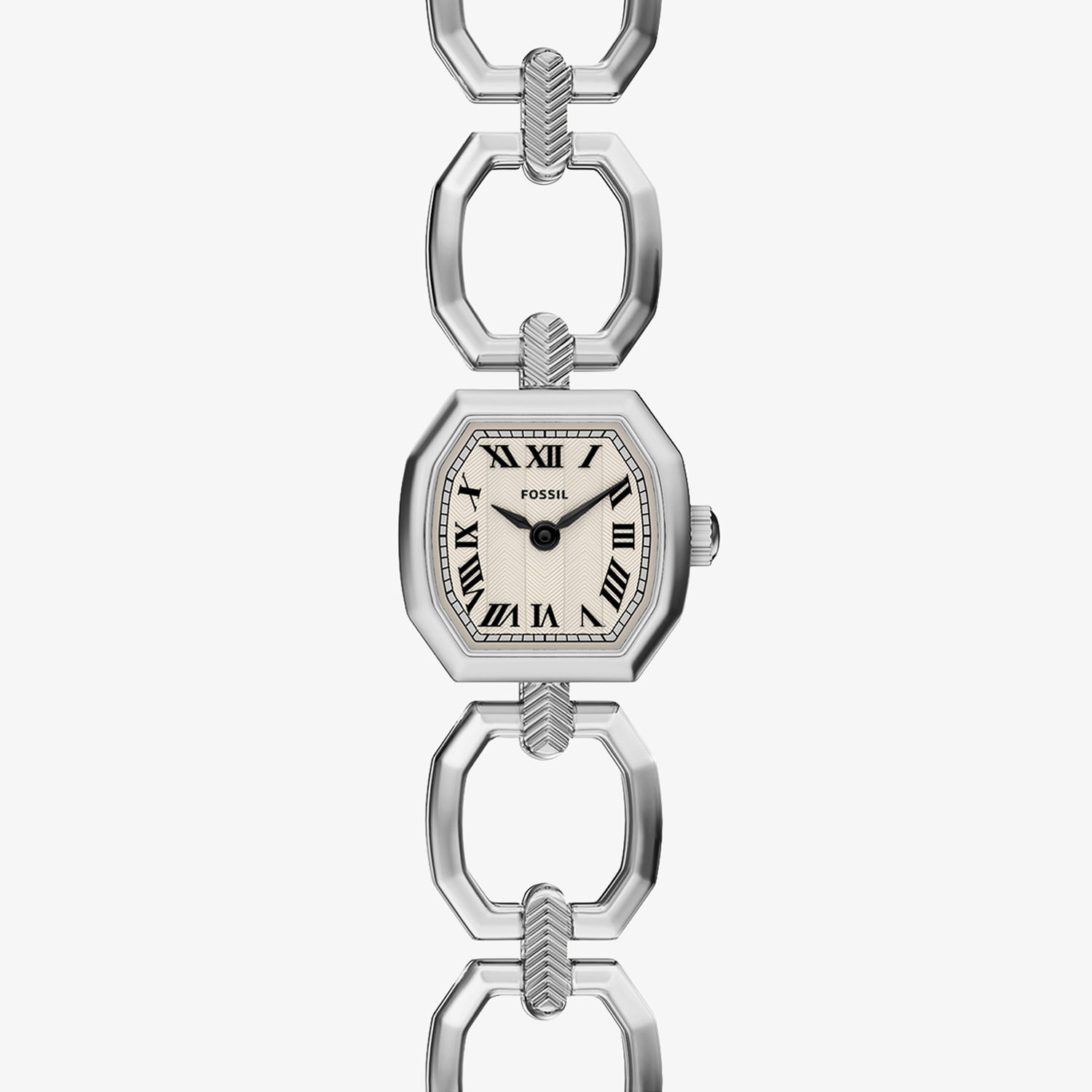 Relogio Fossil Feminino Harlow em Aço Prateado ES5485/1BN